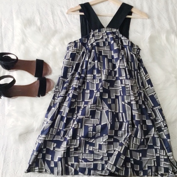 Abstract Print Dress - Picture 1 of 6